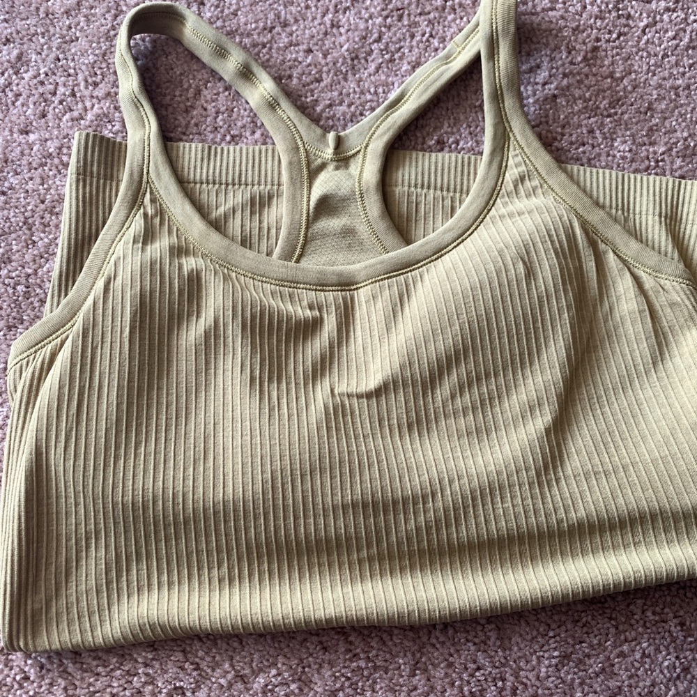Lululemon Racerback ribbed tank top. - Picture 2 of 3